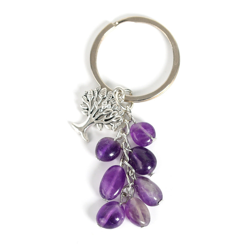 Wholesale Tree of Life Crystal Keychain